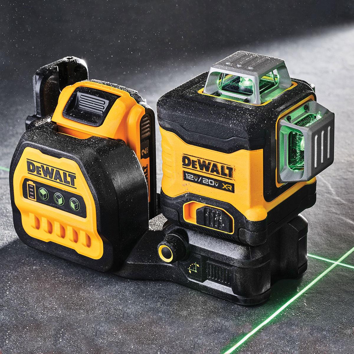 DeWalt 20V MAX 3 x 360 Green Laser